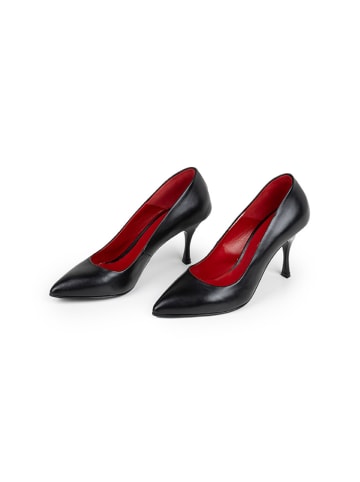 Anna Morellini Leder-Pumps "Nesella" in Schwarz