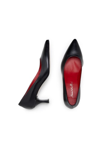 Anna Morellini Leder-Pumps "Evancelisa" in Schwarz