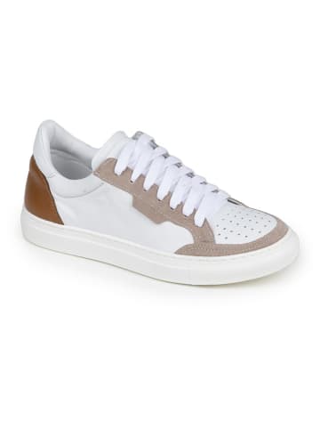 Anna Morellini Leder-Sneakers "Feeria" in Weiß/ Beige