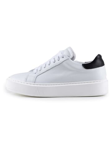 Anna Morellini Leder-Sneakers "Silana" in Weiß/ Schwarz