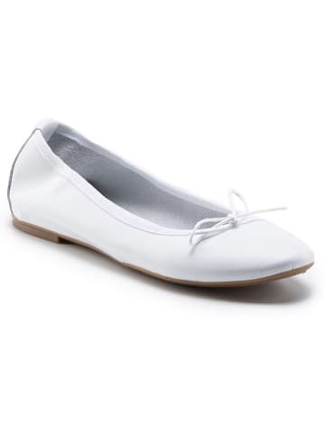 Anna Morellini Leder-Ballerinas "Eridinetta" in Weiß