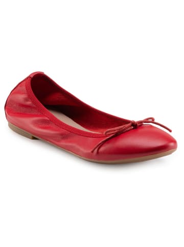 Anna Morellini Leder-Ballerinas "Eridinetta" in Rot