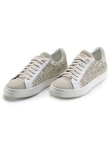 Anna Morellini Leder-Sneakers "Gisara" in Beige