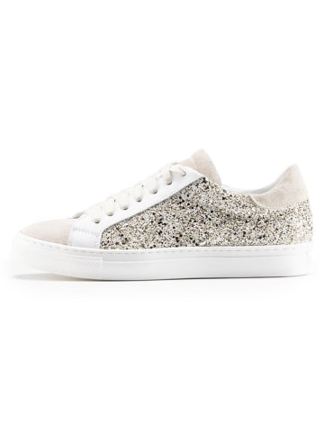 Anna Morellini Leren sneakers "Gisara" beige