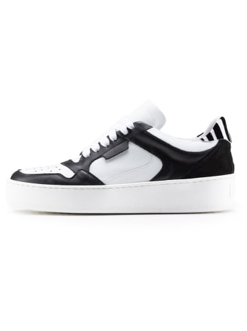 Anna Morellini Leren sneakers "Velana" wit/zwart