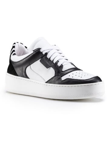 Anna Morellini Leren sneakers "Velana" wit/zwart