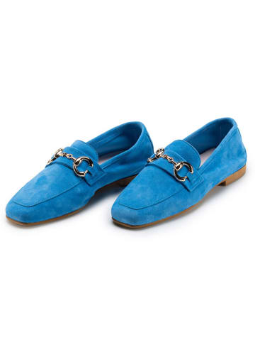Anna Morellini Leren mocassins "Gelisa" blauw