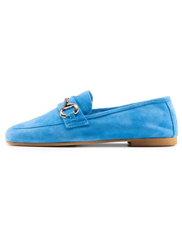 Anna Morellini Leren mocassins "Gelisa" blauw