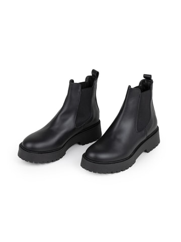 Anna Morellini Leren chelseaboots "Adaria" zwart