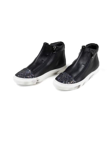 Anna Morellini Leren sneakers "Natavia" zwart