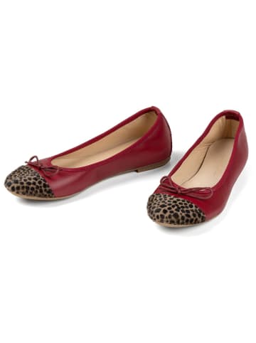 Anna Morellini Leder-Ballerinas "Fabella" in Rot