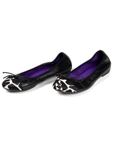 Anna Morellini Leder-Ballerinas "Fabella" in Schwarz