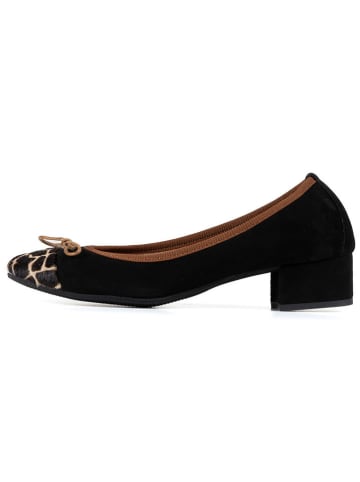 Anna Morellini Leder-Ballerinas "Ginata" in Schwarz