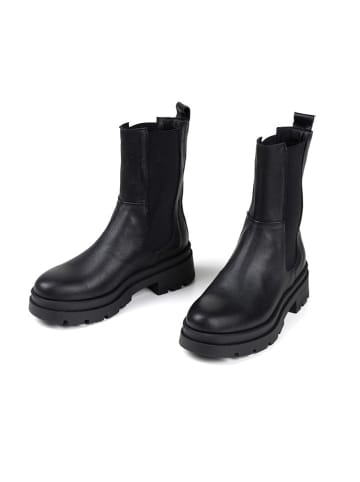 Anna Morellini Leren chelseaboots "Marlorina" zwart