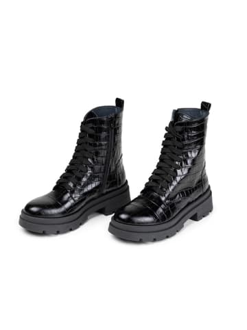 Anna Morellini Leder-Boots "Simoldo" in Schwarz