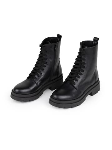 Anna Morellini Leder-Boots "Simoldo" in Schwarz