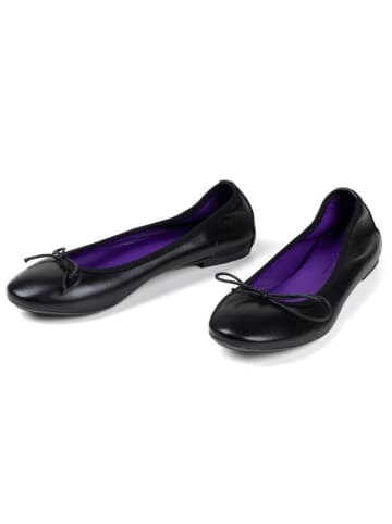 Anna Morellini Leder-Ballerinas "Evanna" in Schwarz