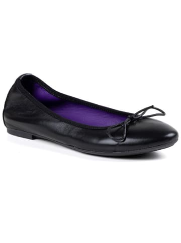 Anna Morellini Leder-Ballerinas "Evanna" in Schwarz