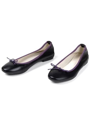 Anna Morellini Leder-Ballerinas "Evanna" in Schwarz