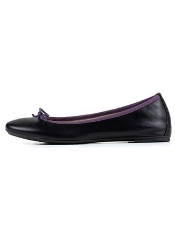 Anna Morellini Leder-Ballerinas "Evanna" in Schwarz
