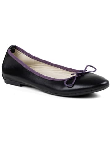 Anna Morellini Leder-Ballerinas "Evanna" in Schwarz