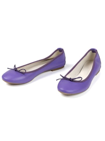 Anna Morellini Leder-Ballerinas "Evanna" in Lila