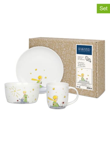 Könitz 3-delige kinderserviesset "Le Petit Prince" wit