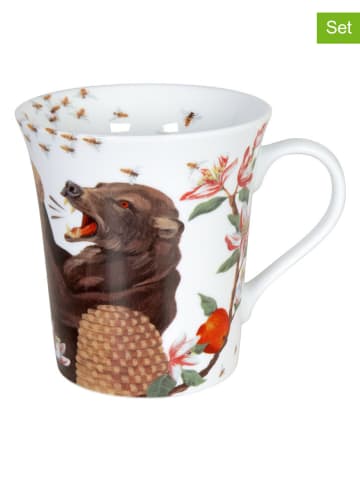 Könitz Kubki jumbo (2 szt.) "Bear and Bees" ze wzorem - 410 ml