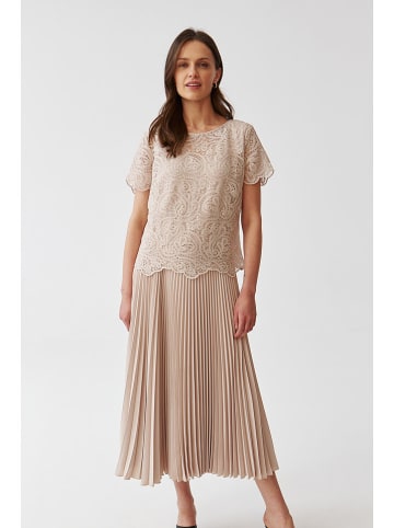 TATUUM Jurk champagnekleurig