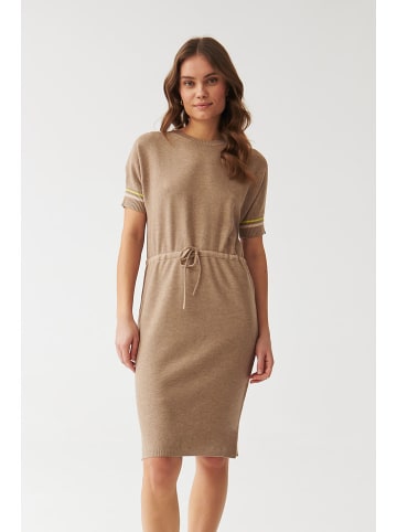 TATUUM Strickkleid in Hellbraun