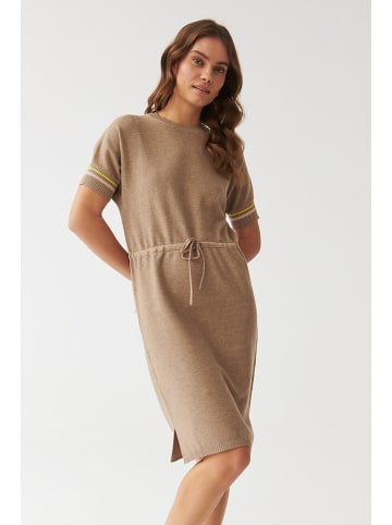 TATUUM Strickkleid in Hellbraun