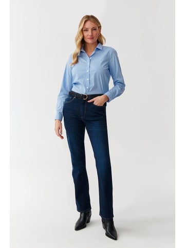 TATUUM Blouse lichtblauw/wit