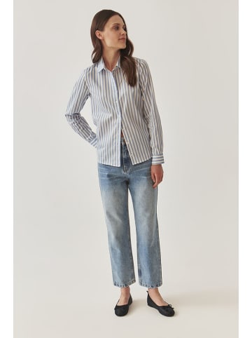 TATUUM Blouse lichtblauw/wit