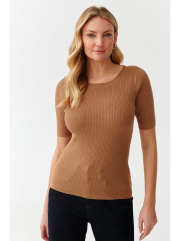 TATUUM Pullover in Hellbraun