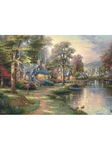 Schmidt Spiele 1000tlg. Puzzle "Dorf am See" - ab 12 Jahren