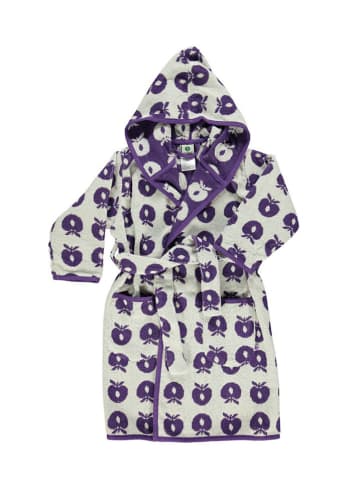 Småfolk Szlafrok w kolorze fioletowo-białym