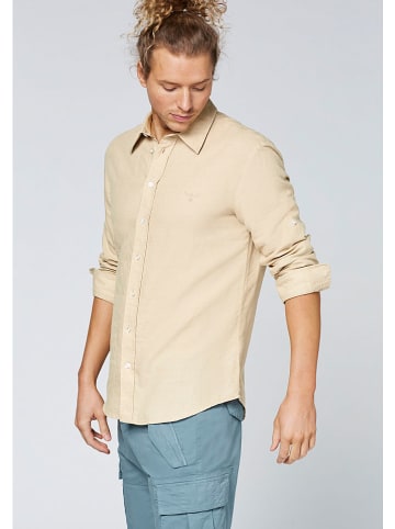 Chiemsee Leinen-Hemd - Regular fit - in Beige