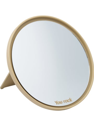 Design Letters Lustro w kolorze beżowym - Ø 21,5 cm