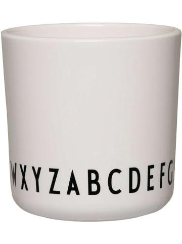 Design Letters Beker "Kids Basic" wit - (H)7,5 x Ø 7,5 cm