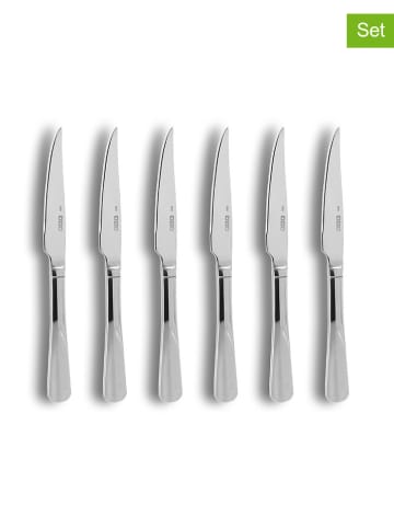 Ogo Living 6er-Set: Edelstahl-Steakmesser "Ares" - (L)20,5 cm
