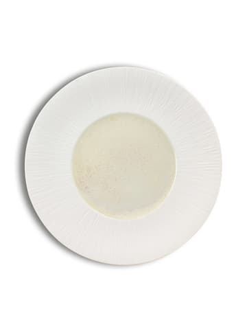 Ogo Living Talerze obiadowe (6 szt.) "Urus" w kolorze biało-beżowym - Ø 28,5 cm