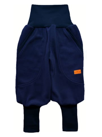 LiVi Fleece-Streetjogger "Marine" in Dunkelblau