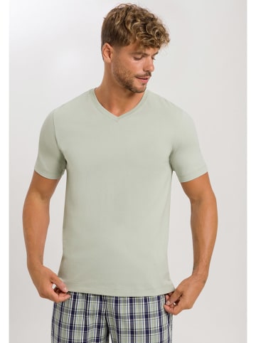 Hanro Pyjama-Oberteil in Grün