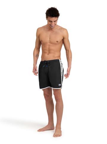Arena Badeshorts in Schwarz/ Weiß