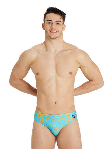 Arena Zwembroek turquoise/geel
