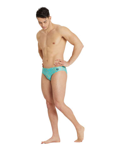 Arena Zwembroek turquoise/geel