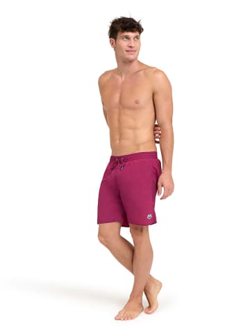 Arena Badeshorts in Dunkelrot