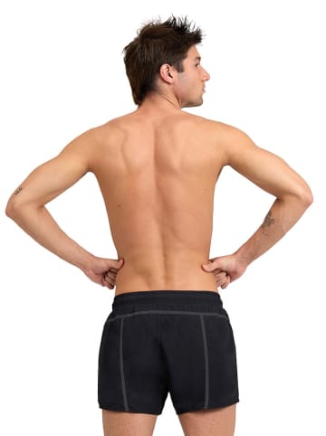 Arena Badeshorts in Schwarz/ Grau