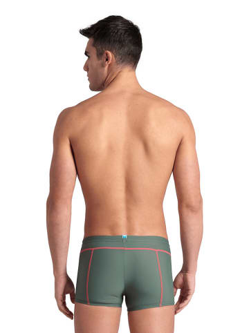 Arena Badehose in Khaki/ Orange