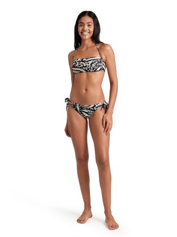 Arena Bikini in Beige/ Schwarz/ Weiß